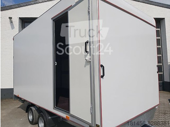New Closed box trailer Kofferanhänger mit Seitentür Heckrampe 420x200x210: picture 2