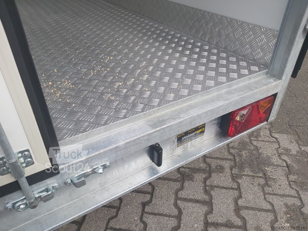 New Refrigerator trailer Lebensmitel Kühlanhänger mit Seitentür Innen 420x180x200cm: picture 6