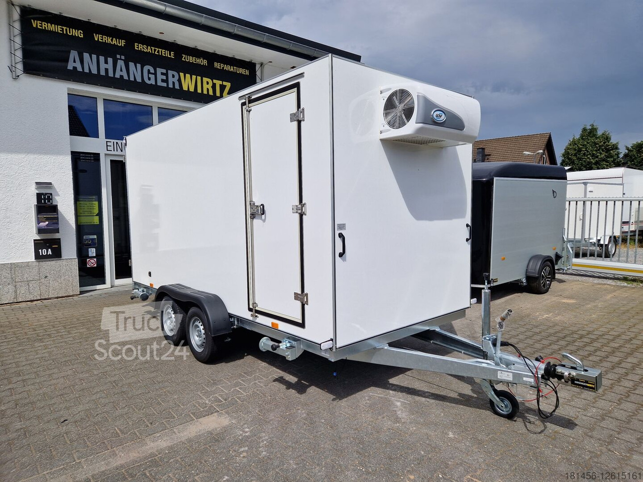New Refrigerator trailer Lebensmitel Kühlanhänger mit Seitentür Innen 420x180x200cm: picture 2