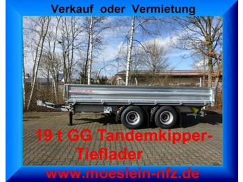 New Tipper trailer Möslein  19 t Tandem- 3 Seiten- Kipper Tieflader-- Neufa: picture 1