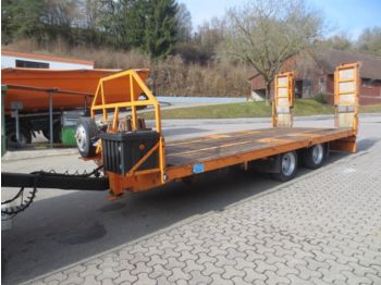 Low loader trailer Obermaier Tandem 13,6T.,geteilte Rampen,Zuggabel höhen ves: picture 1