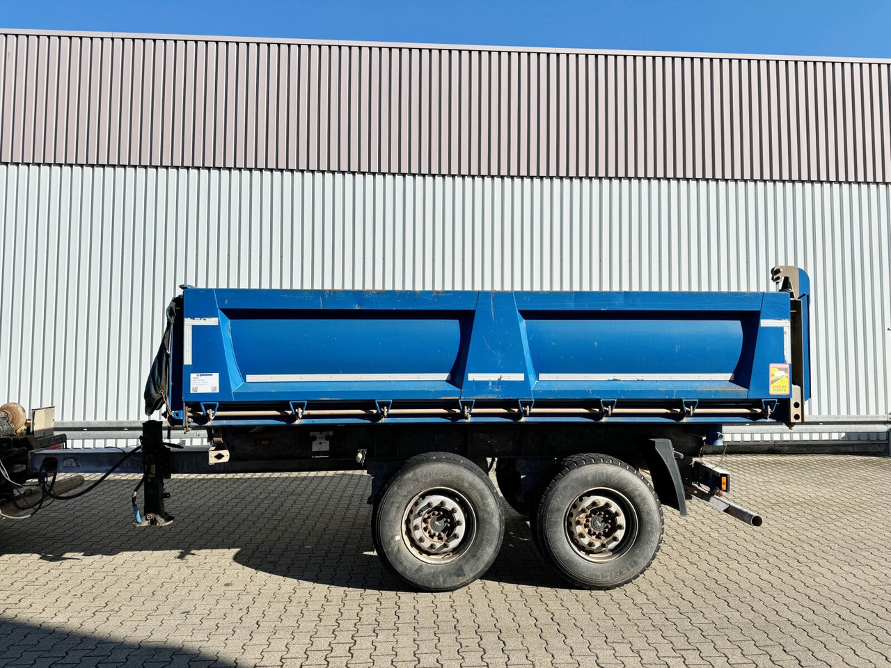 Tipper trailer Schmitz Cargobull ZKI 18-4.9 ZKI 18-4.9, Stahlbordwände ca. 10m³, Rahmen Verzinkt: picture 4