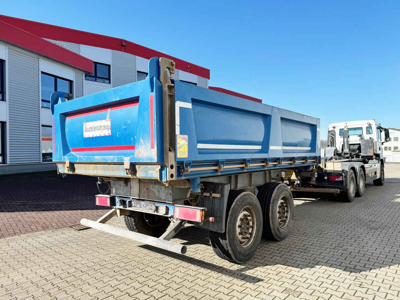 Tipper trailer Schmitz Cargobull ZKI 18-4.9 ZKI 18-4.9, Stahlbordwände ca. 10m³, Rahmen Verzinkt: picture 7
