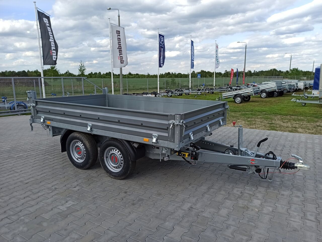 New Tipper trailer Stema SHDK 35-30-18.2 kiper tipper dump trailer wywrotka 300 x 180 cm: picture 2