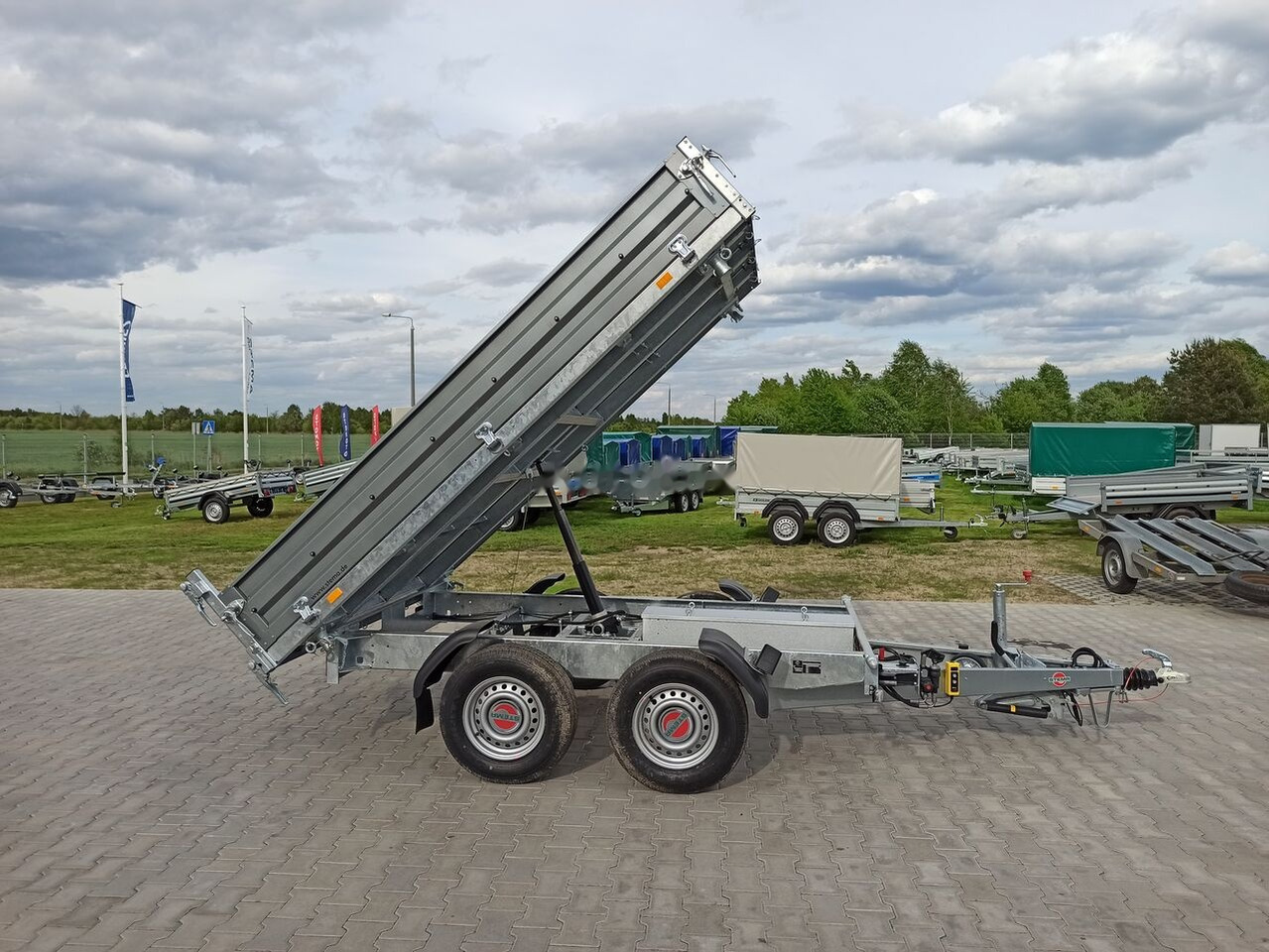 New Tipper trailer Stema SHDK 35-30-18.2 kiper tipper dump trailer wywrotka 300 x 180 cm: picture 11