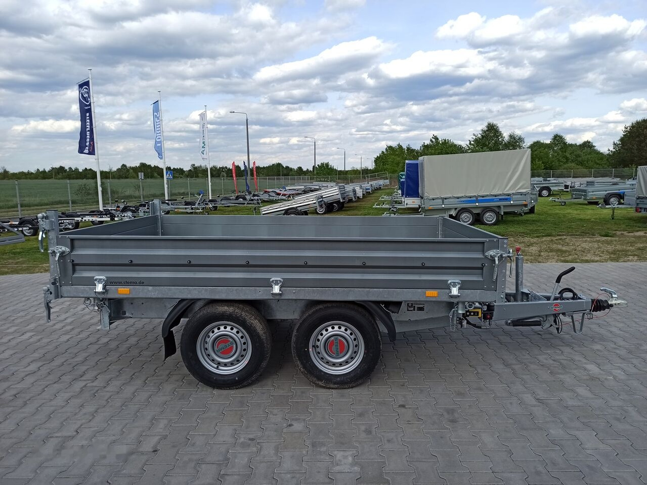 New Tipper trailer Stema SHDK 35-30-18.2 kiper tipper dump trailer wywrotka 300 x 180 cm: picture 3