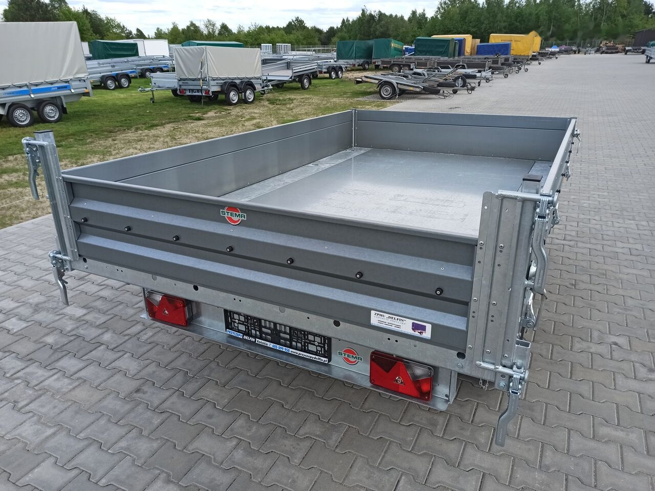New Tipper trailer Stema SHDK 35-30-18.2 kiper tipper dump trailer wywrotka 300 x 180 cm: picture 7