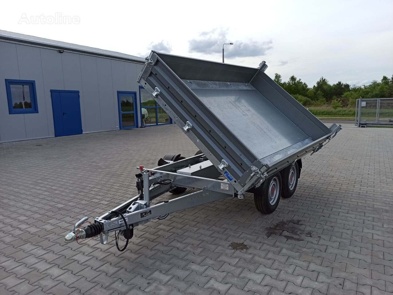 New Tipper trailer Stema SHDK 35-30-18.2 kiper tipper dump trailer wywrotka 300 x 180 cm: picture 20