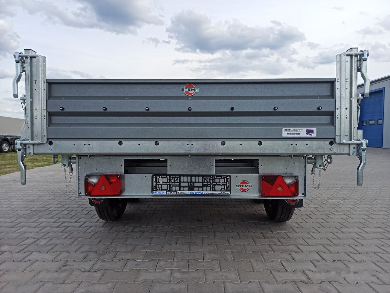 New Tipper trailer Stema SHDK 35-30-18.2 kiper tipper dump trailer wywrotka 300 x 180 cm: picture 6
