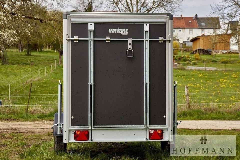 New Closed box trailer VARIANT HG Variant Kofferanhänger 258x148x157 cm 1300 kg ST & Rampe/Lager: picture 7
