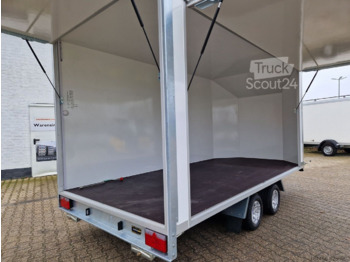 New Vending trailer Verkauf Präsentation Event mobile Werkstatt aerodynamischer Koffer 418x200x200cm: picture 2
