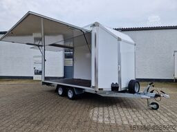 New Vending trailer Verkauf Präsentation Event mobile Werkstatt aerodynamischer Koffer 418x200x200cm: picture 18
