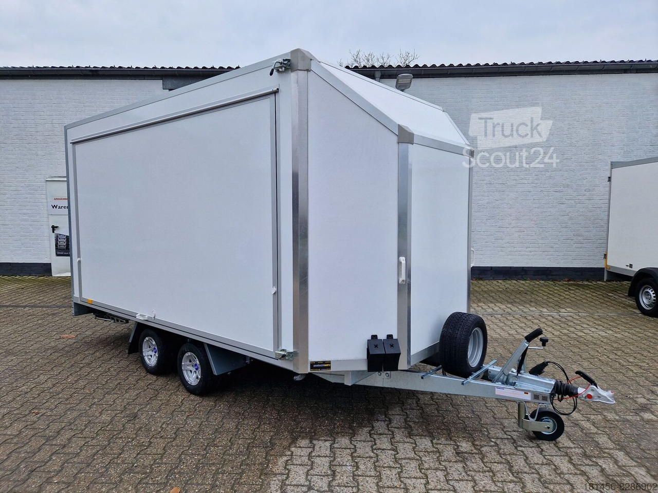 New Vending trailer Verkauf Präsentation Event mobile Werkstatt aerodynamischer Koffer 418x200x200cm: picture 5