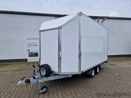 New Vending trailer Verkauf Präsentation Event mobile Werkstatt aerodynamischer Koffer 418x200x200cm: picture 29