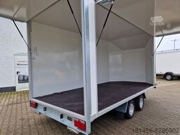 New Vending trailer Verkauf Präsentation Event mobile Werkstatt aerodynamischer Koffer 418x200x200cm: picture 17