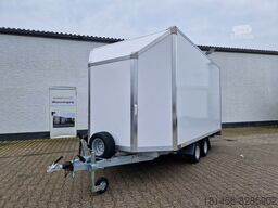 New Vending trailer Verkauf Präsentation Event mobile Werkstatt aerodynamischer Koffer 418x200x200cm: picture 30