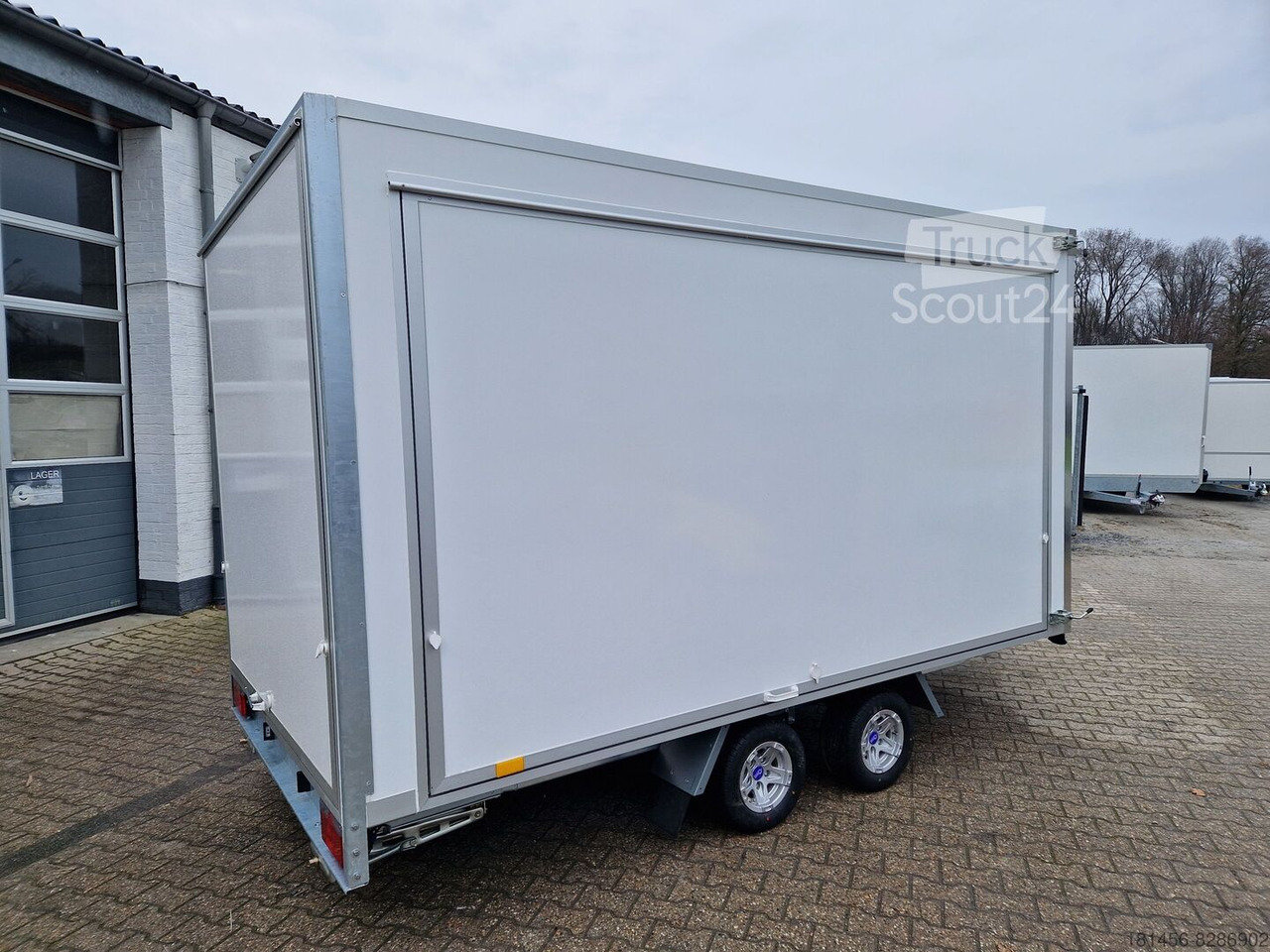 New Vending trailer Verkauf Präsentation Event mobile Werkstatt aerodynamischer Koffer 418x200x200cm: picture 6