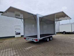 New Vending trailer Verkauf Präsentation Event mobile Werkstatt aerodynamischer Koffer 418x200x200cm: picture 16