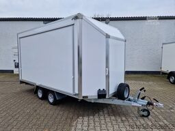 New Vending trailer Verkauf Präsentation Event mobile Werkstatt aerodynamischer Koffer 418x200x200cm: picture 20