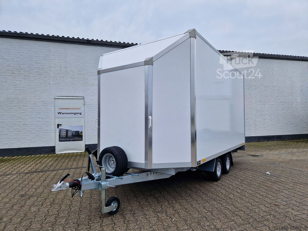 New Vending trailer Verkauf Präsentation Event mobile Werkstatt aerodynamischer Koffer 418x200x200cm: picture 15