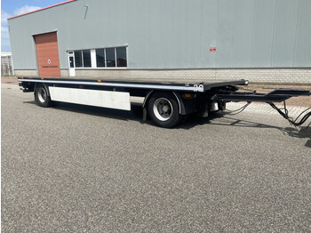 Dropside/ Flatbed trailer Vogelzang VA-TWL Prachtige Open aanhangwagen met Twist-Locks 40 mm, ABS, 20 Ft. Container, Hardhouten Vloer: picture 1