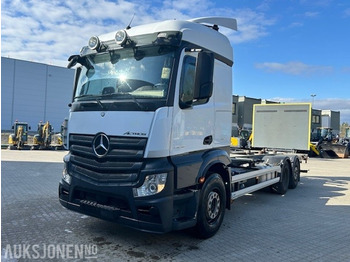 Container transporter/ Swap body truck 2017 Mercedes-Benz ACTROS 2548 - Kun 1 eie - VBG hengerfeste - Webasto - Eu-godkjent -25: picture 1
