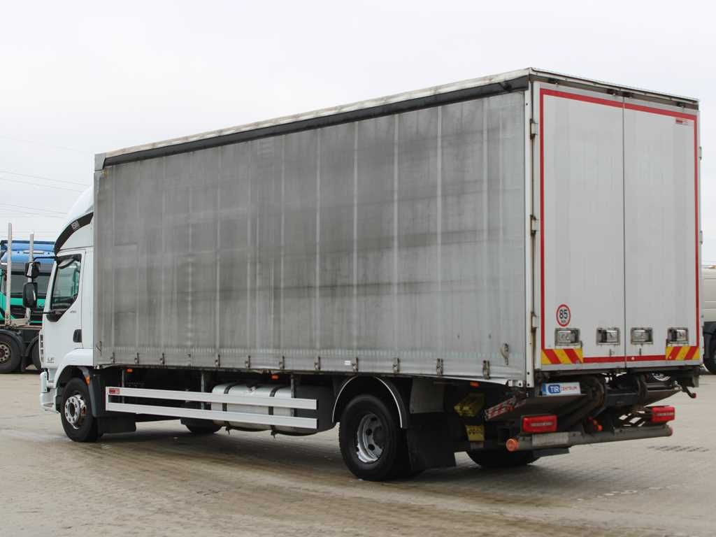 Curtainsider truck DAF LF 250 FA, HYDRAULIC LIFT, EURO 6: picture 4