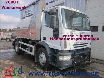 Tank truck for transportation of milk IVECO 160E24 Wassertank m.Hochdrucksprühbalken+Sprayer: picture 1