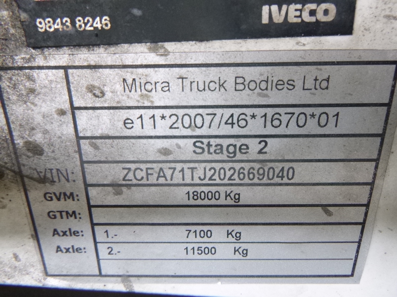 Box truck Iveco Eurocargo 180E25S RHD 4x2 Euro 6 Closed box: picture 34