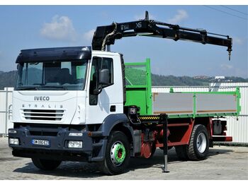 Crane truck Iveco Stralis 310 Kipper 5,30m + Kran*4x2*Topzustand: picture 1