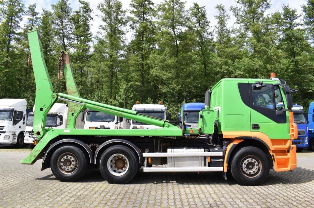 Skip loader truck Iveco Stralis 420/Multilift SLT-190/6x2,Lenk,Klima,E5: picture 11