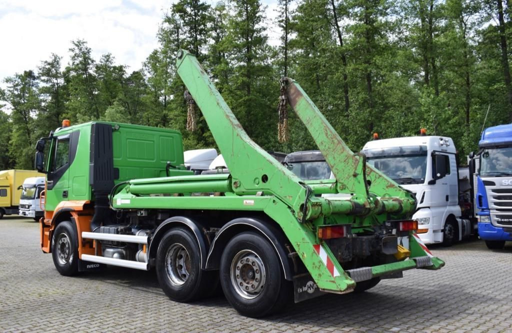 Skip loader truck Iveco Stralis 420/Multilift SLT-190/6x2,Lenk,Klima,E5: picture 6