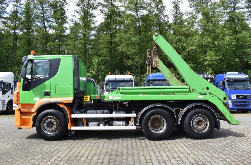 Skip loader truck Iveco Stralis 420/Multilift SLT-190/6x2,Lenk,Klima,E5: picture 5