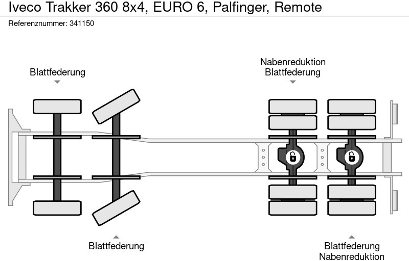 Iveco Trakker 360 8x4, EURO 6, Palfinger, Remote on lease Iveco Trakker 360 8x4, EURO 6, Palfinger, Remote: picture 14
