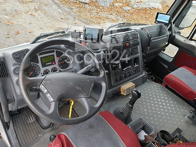 Dropside/ Flatbed truck, Crane truck Iveco Trakker Active Day AD380T45W 6x6 Heckkran: picture 4