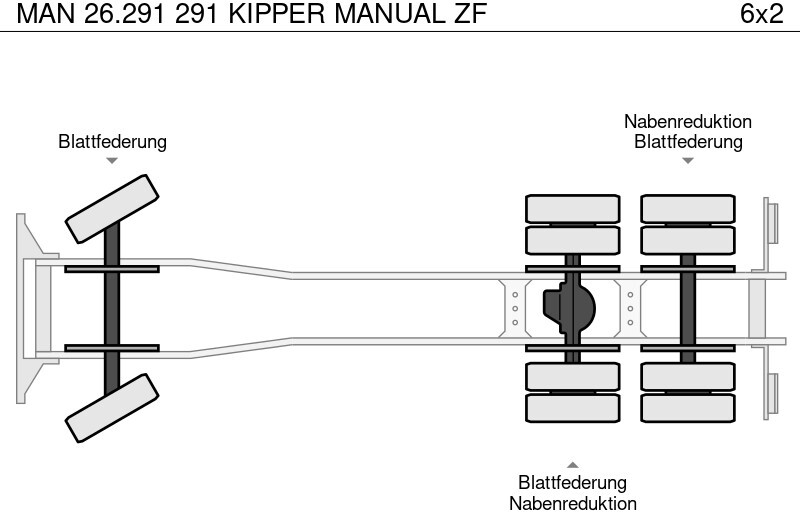 Tipper MAN 26.291 291 KIPPER MANUAL ZF: picture 12