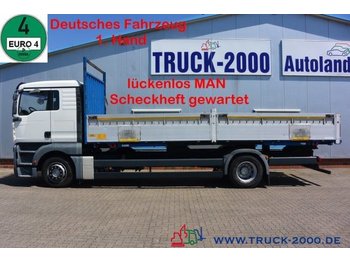 Dropside/ Flatbed truck MAN TGA 18.360 Pritsche Gerüst.-Straßenbau 5-Sitzer: picture 1