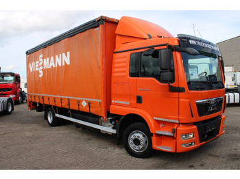 Curtainsider truck MAN TGM 12.250 + EURO 6 + manual + LIFT + BE apk 18-05-2024: picture 2