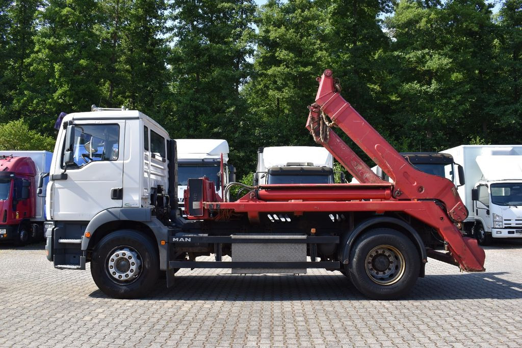 Skip loader truck MAN TGM 18.330 BL/MEILLER AK-12T/Teleskop,Klima,E4: picture 2