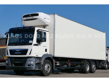 Refrigerator truck MAN TGM 26.340 Refrigerated + tail lift Thermo King T-1.000 R: picture 1