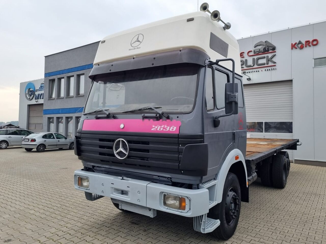 Dropside/ Flatbed truck Mercedes-Benz 2638 SK: picture 4