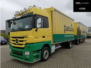 Curtainsider truck Mercedes-Benz Actros 1844L / Retarder / Alu-Felgen /ONLY TRUCK: picture 1