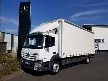Curtainsider truck Mercedes-Benz Atego 1524 L Pritsche+Plane+LBW Tempo HPEB: picture 1