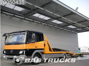Autotransporter truck Mercedes-Benz Atego 818 L 4X2 PKW Autotransporter mit 2-PKW Transporter Autoambulance Plateuwagen: picture 1
