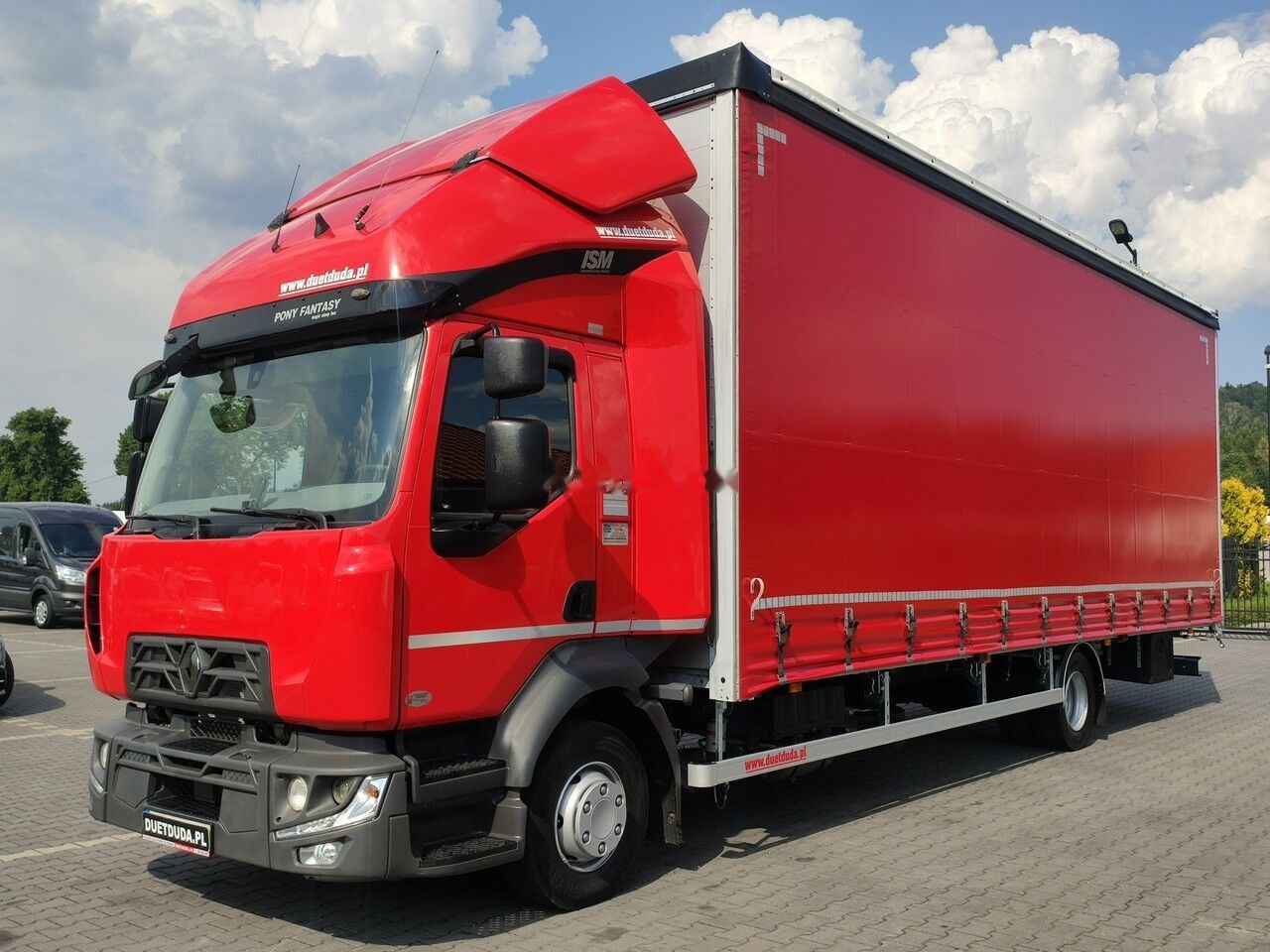 Curtainsider truck Renault D12.240: picture 3