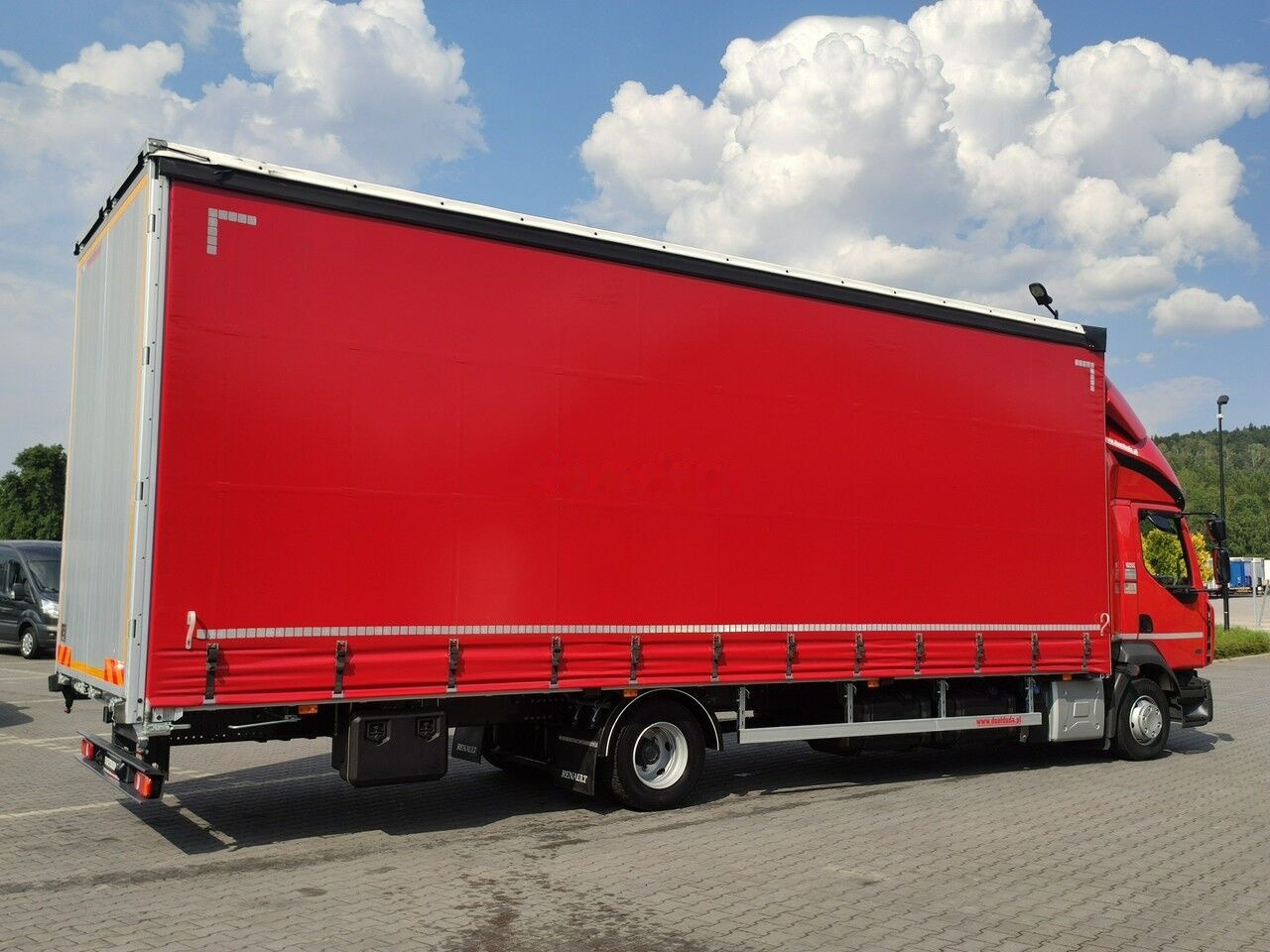 Curtainsider truck Renault D12.240: picture 11