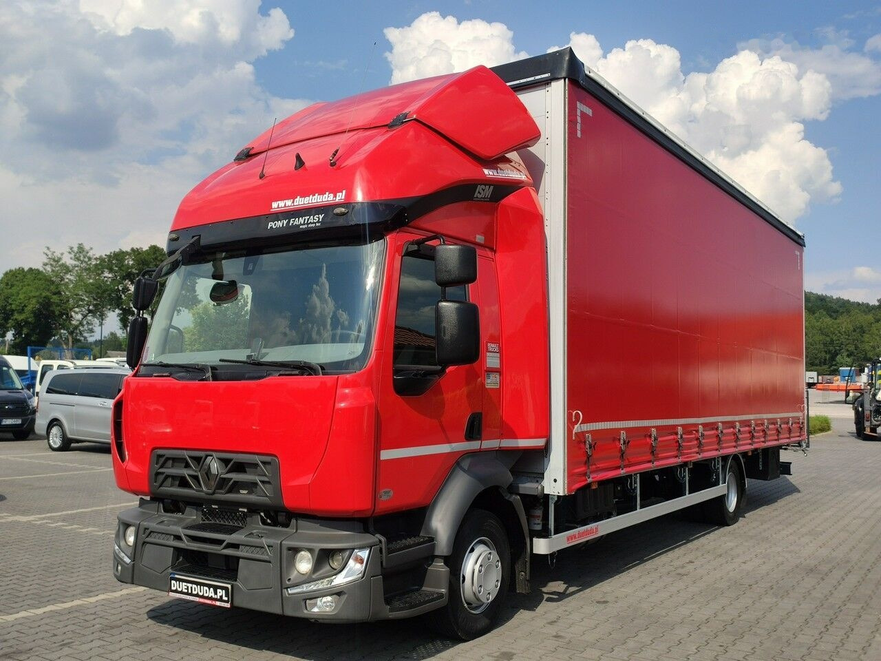 Curtainsider truck Renault D12.240: picture 6