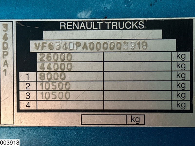 Dropside/ Flatbed truck, Crane truck Renault Kerax 370 Dxi 6x4, Retarder, Manual, Fassi, Remote,: picture 9
