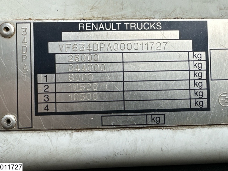 Dropside/ Flatbed truck, Crane truck Renault Kerax 380 Dxi 6x4, EURO 5, Palfinger, Remote,Steel suspension: picture 12