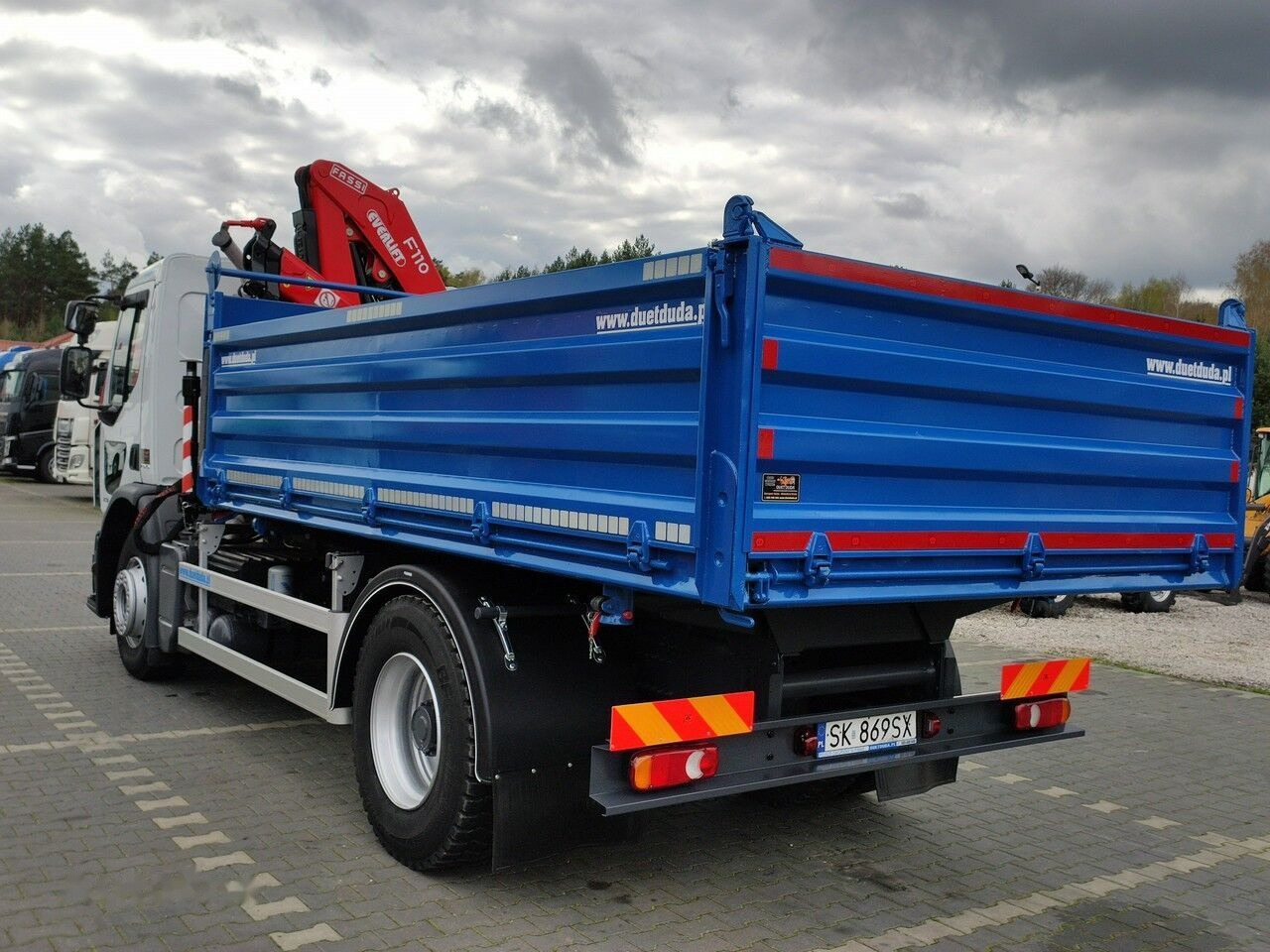 Tipper, Crane truck Renault PREMIUM 18.280: picture 40